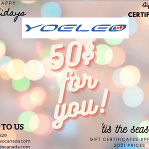 50$ Gift Card Yoeleo Canada